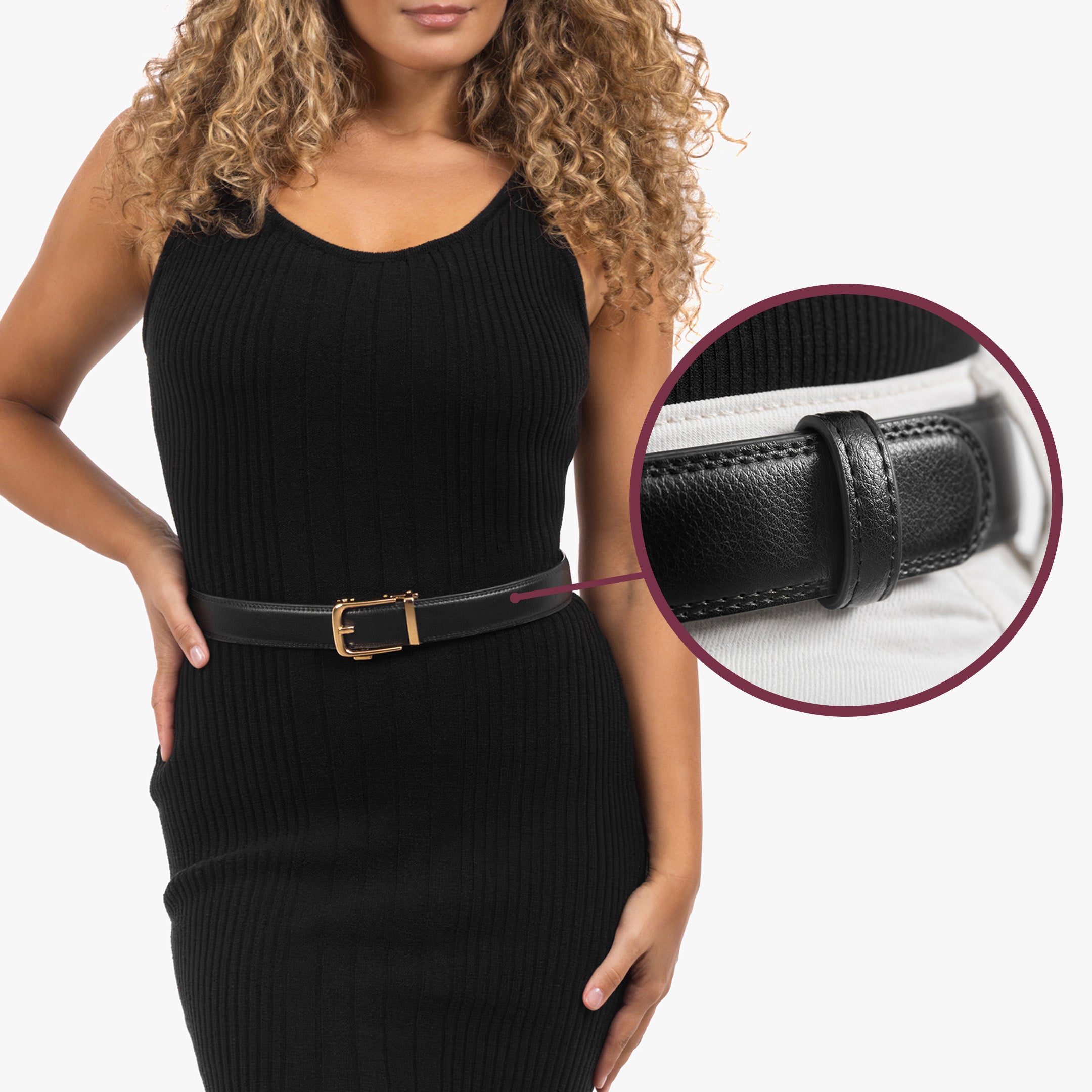 Classic Belt - Black (vegan)