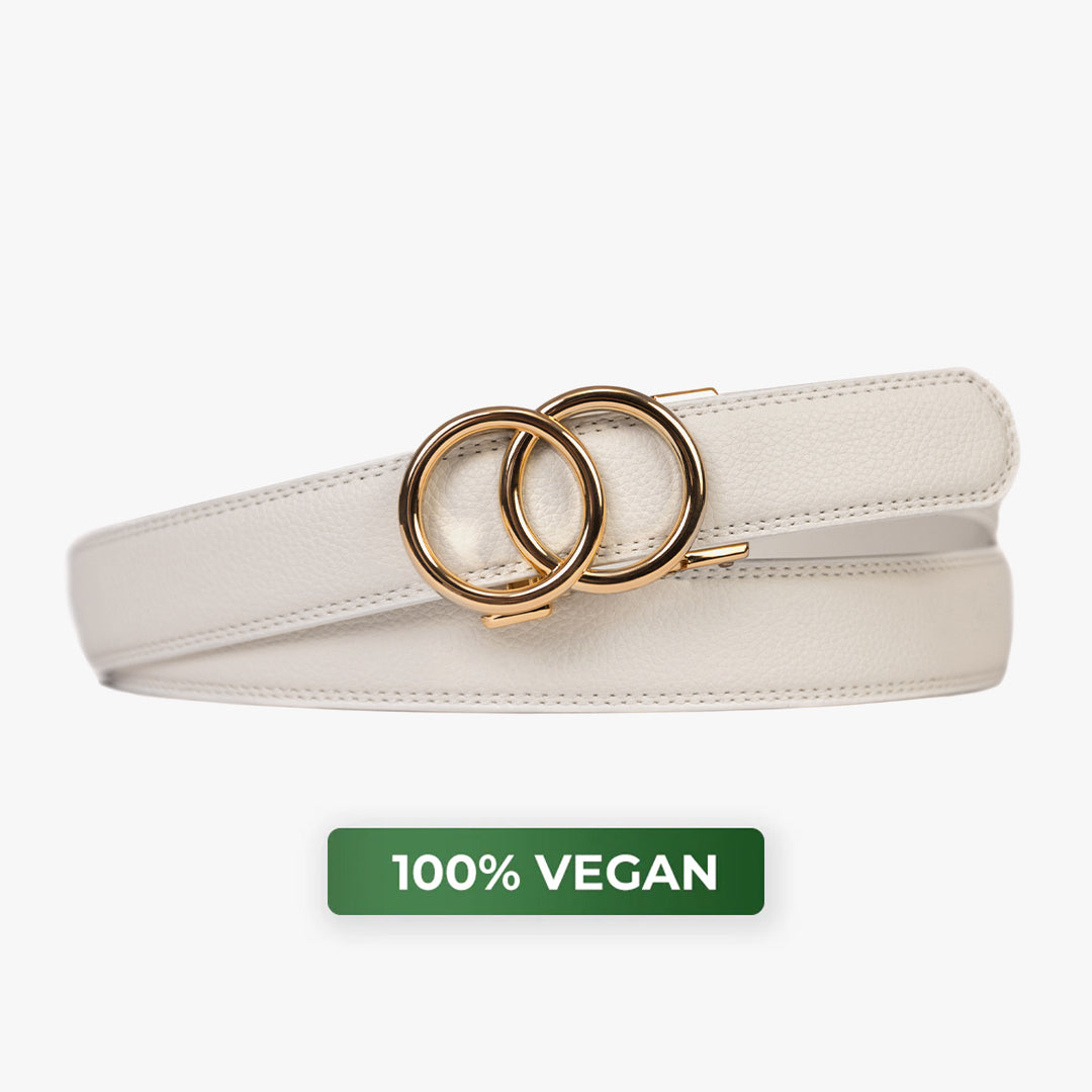 Modern Belt - Biały (vegan)