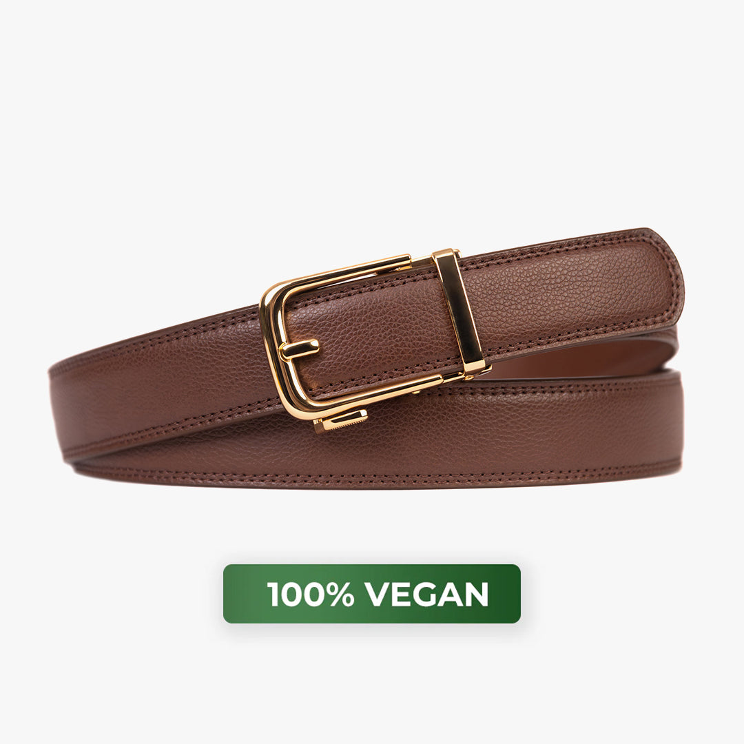 Classic Belt - Brązowy (vegan)