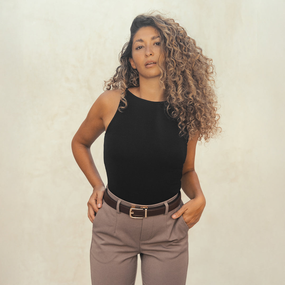 Classic Belt - Brown (vegan)