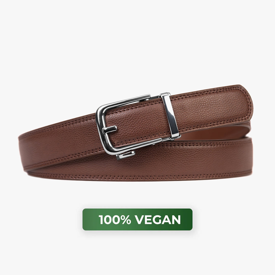 Classic Belt - Brązowy (vegan)