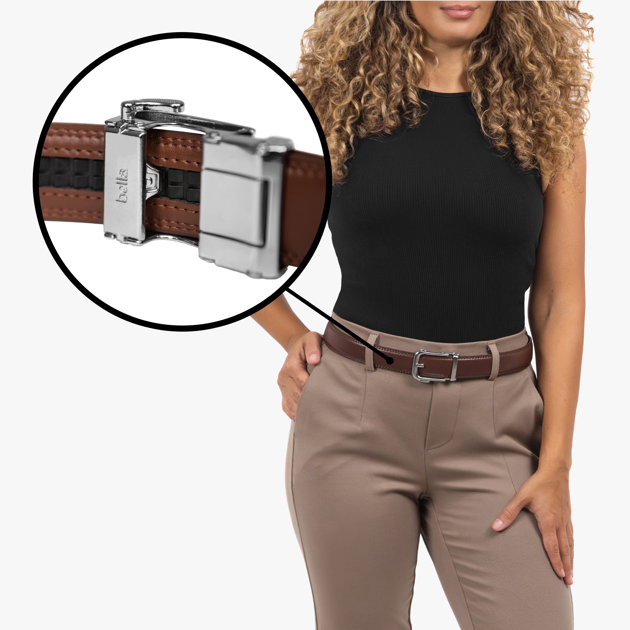 Classic Belt - Brown (vegan)