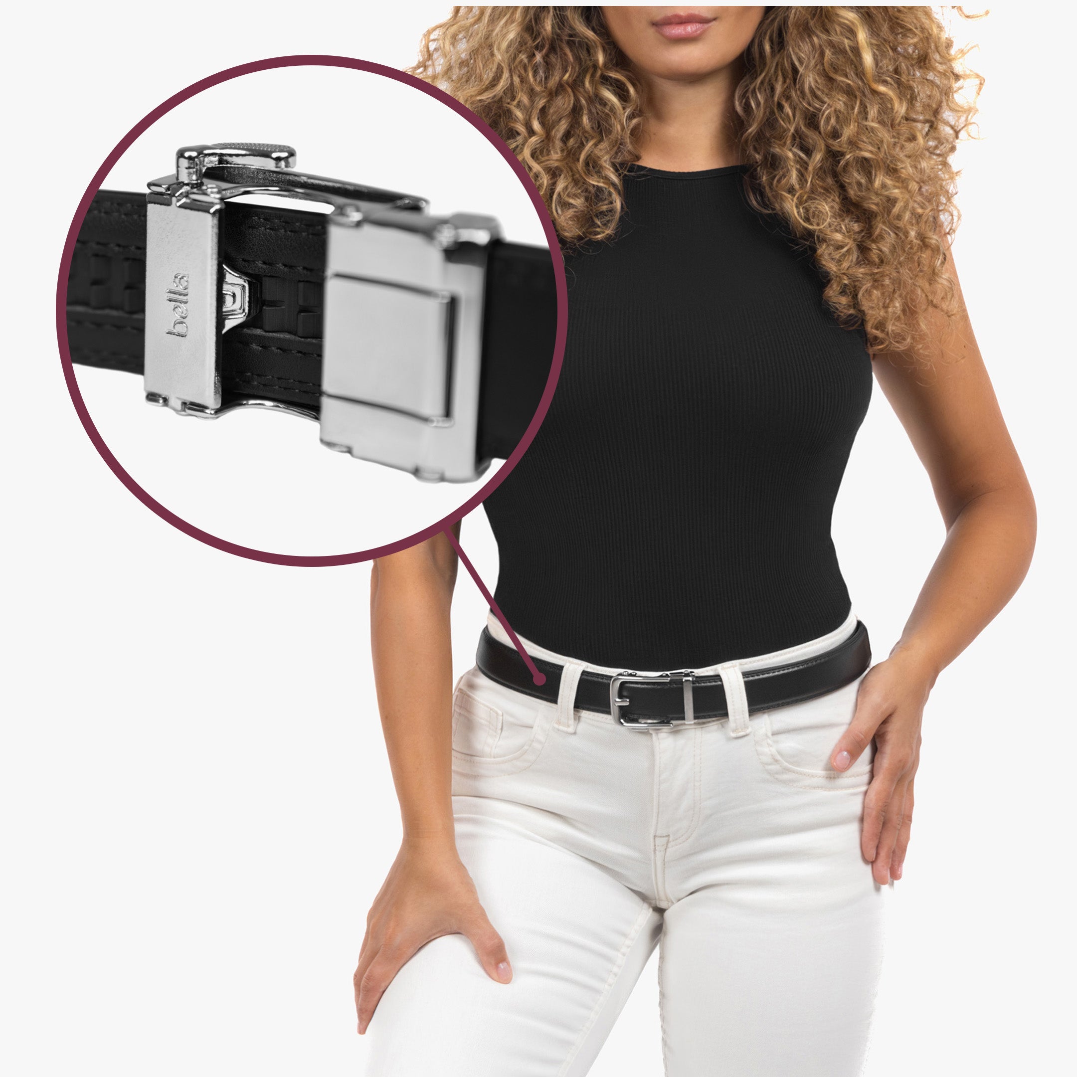 Classic Belt - Czarny (vegan)