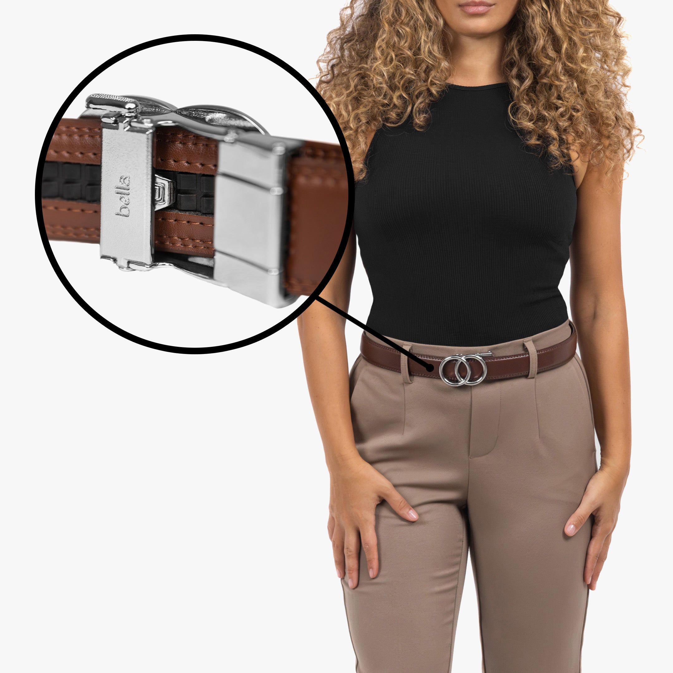 Modern Belt - Brown