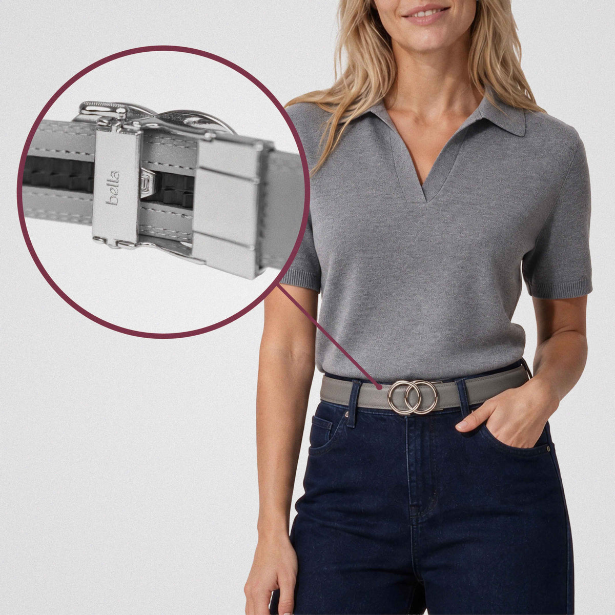 Modern Belt - Gray