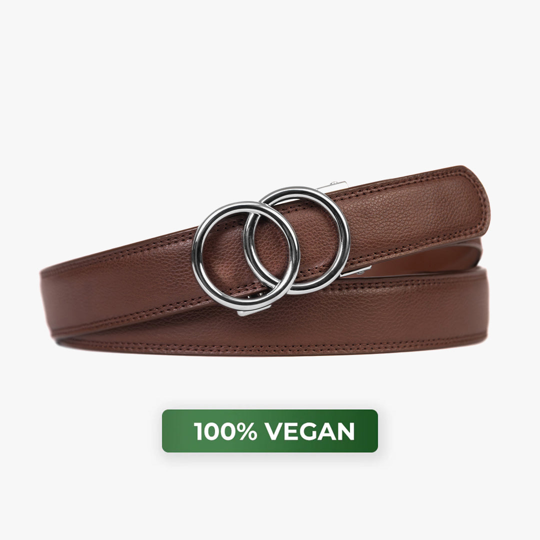 Modern Belt - Brązowy (vegan)
