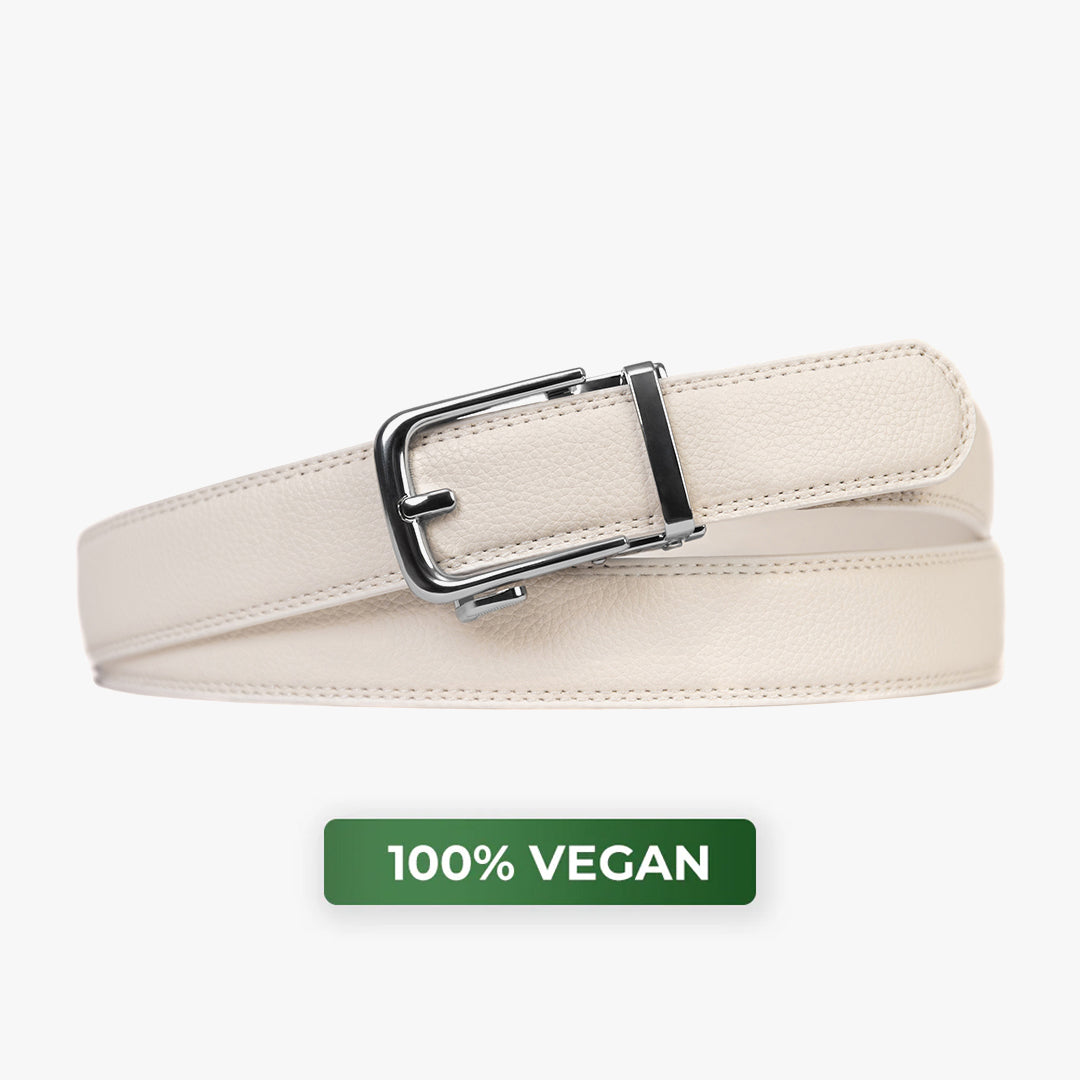 Classic Belt - Biały (vegan)