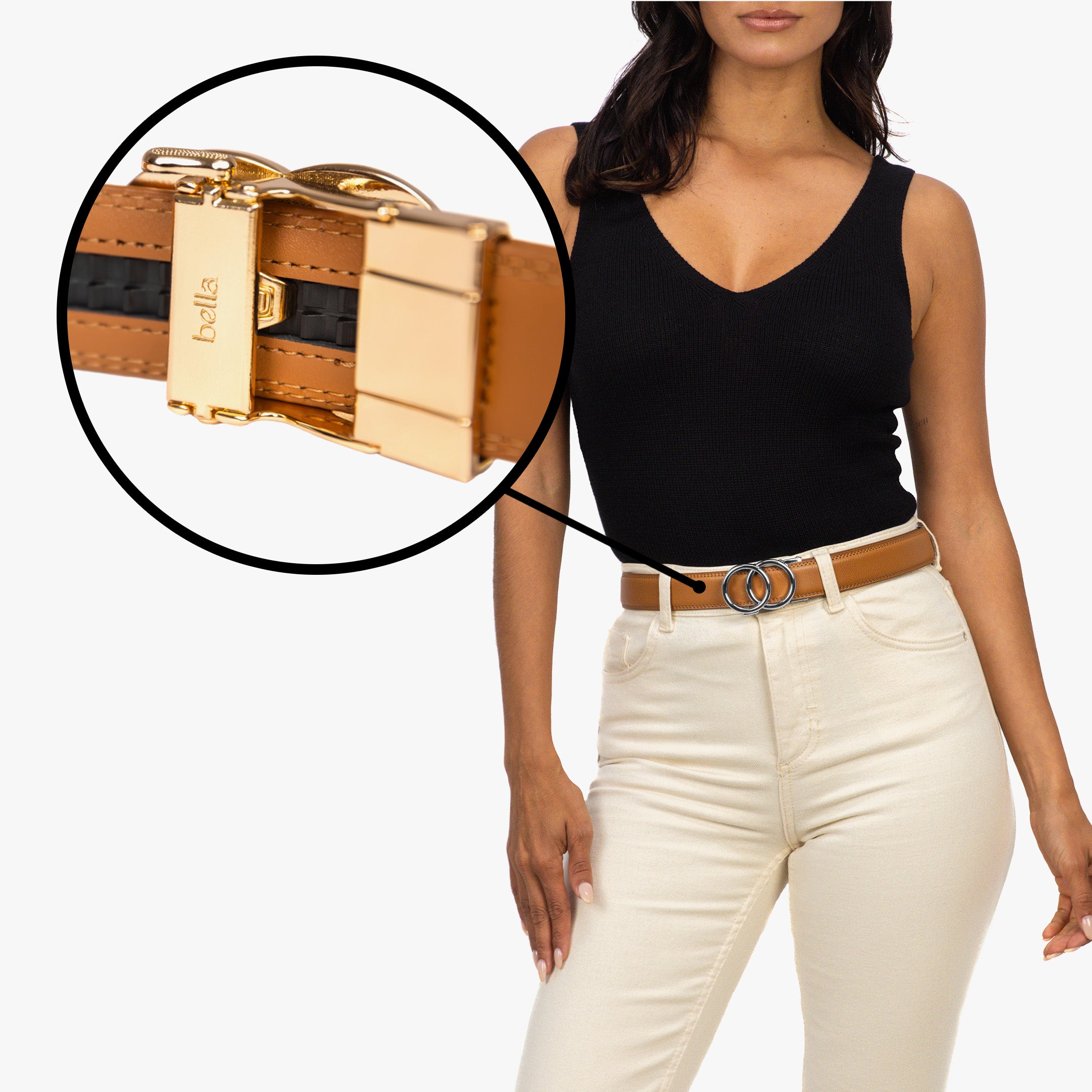 Modern Belt - Koniakowy (vegan)